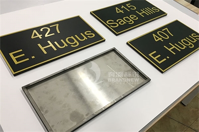 不銹鋼標(biāo)牌生銹的情況