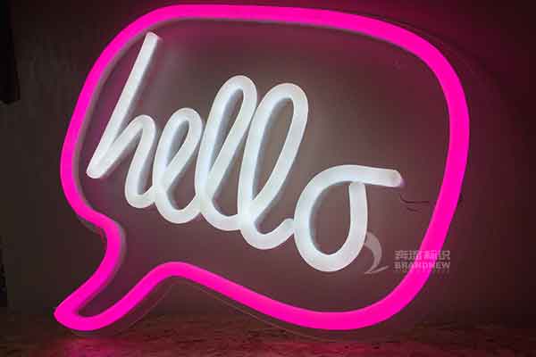 高分子彩晶霓虹發光字